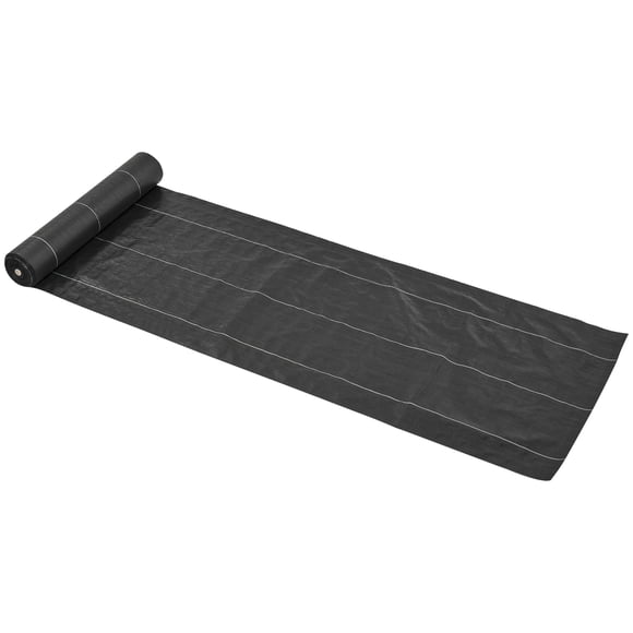 Outsunny 3ftx300ft Gardener Premium Weed Barrier 4.6OZ Landscape Fabric Durable & Heavy-Duty Weed Block Gardening Mat, Easy Setup & Superior Weed Control Convenient Design