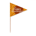 thumbnail image 1 of Happy Thanksgiving Illustration Pattern Toothpick Triangle Cupcake Toppers Flag, 1 of 3