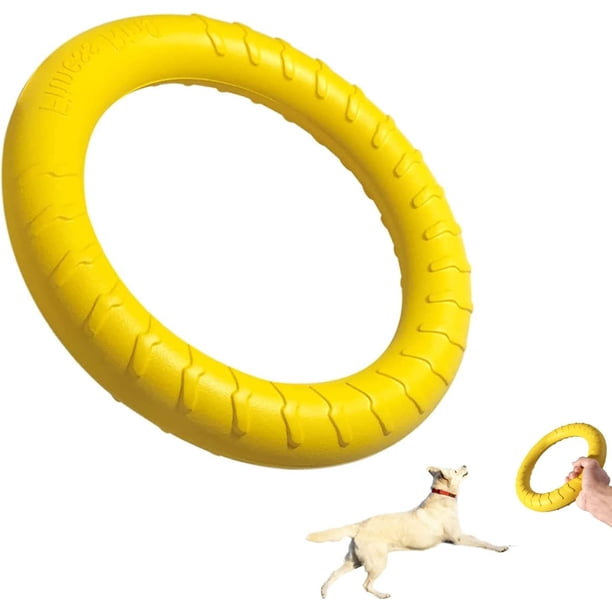 Juguete para masticar para perros, juguete indestructible para perros, juguete para masticar para cachorros y perros pequeños y medianos, flotador para lanzar, sujetar juegos duraderos para perros