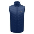 thumbnail image 1 of HCBY 11-Zone Heated Vest with Dual Control, USB Rechargeable Electric Heating Jacket for Men Women, Windproof Thermal Layer for Motorcycle Riding, Skiing, Fishing, Outdoor Work(Blue,XXXXXL), 1 of 5