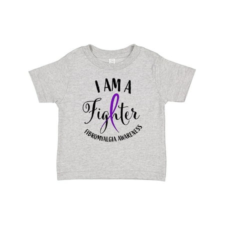 

Inktastic Fibromyalgia Awareness I am a Fighter with Purple Ribbon Boys or Girls Baby T-Shirt