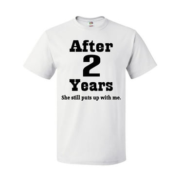 Inktastic 2nd Anniversary Funny Husband Gift T-Shirt