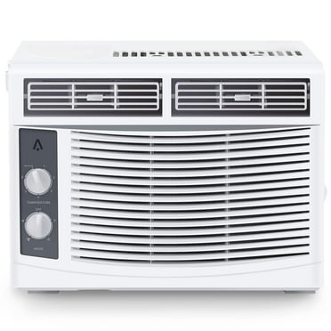 Riedhoff 5000 BTU Mounted Room 150 Sq. ft, Mechanical Control Panel AC Unit with Install Kit,White