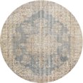 thumbnail image 1 of Ahgly Company Machine Washable Indoor Round Traditional Desert Sand Beige Area Rugs, 3' Round, 1 of 7