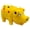 B, variant on Squeaky Dog Toy Latex Pig Shape, 3.9x2 Inch Floating Interactive Fetch, Soft Rubber Grunting Squeaker Toy for Puppy Teething Boredom, Red, YDYB