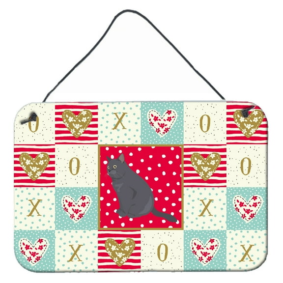 British Shorthair Cat Love Wall or Door Hanging Prints