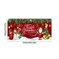 thumbnail image 3 of ToyKingdee Christmas Garage Door Banner Merry Christmas Garage Door Cover Santa Claus Snowman Backdrop Decorations for Holiday Photo Background Xmas Party Decoration, 3 of 6