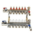 thumbnail image 3 of EQCOTWEA 6-Branch PEX Radiant Floor Heating Manifold Set Floor Heating Water Distributor Pipe Fittings Stainless Steel, 3 of 7