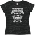 thumbnail image 3 of Inktastic Parkinsons Disease Picked The Wrong Guy Women's T-Shirt, 3 of 5