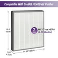 HE400 Filter for SHARK Purifier (HE401, HE402, HE405), True HEPA/Carbon