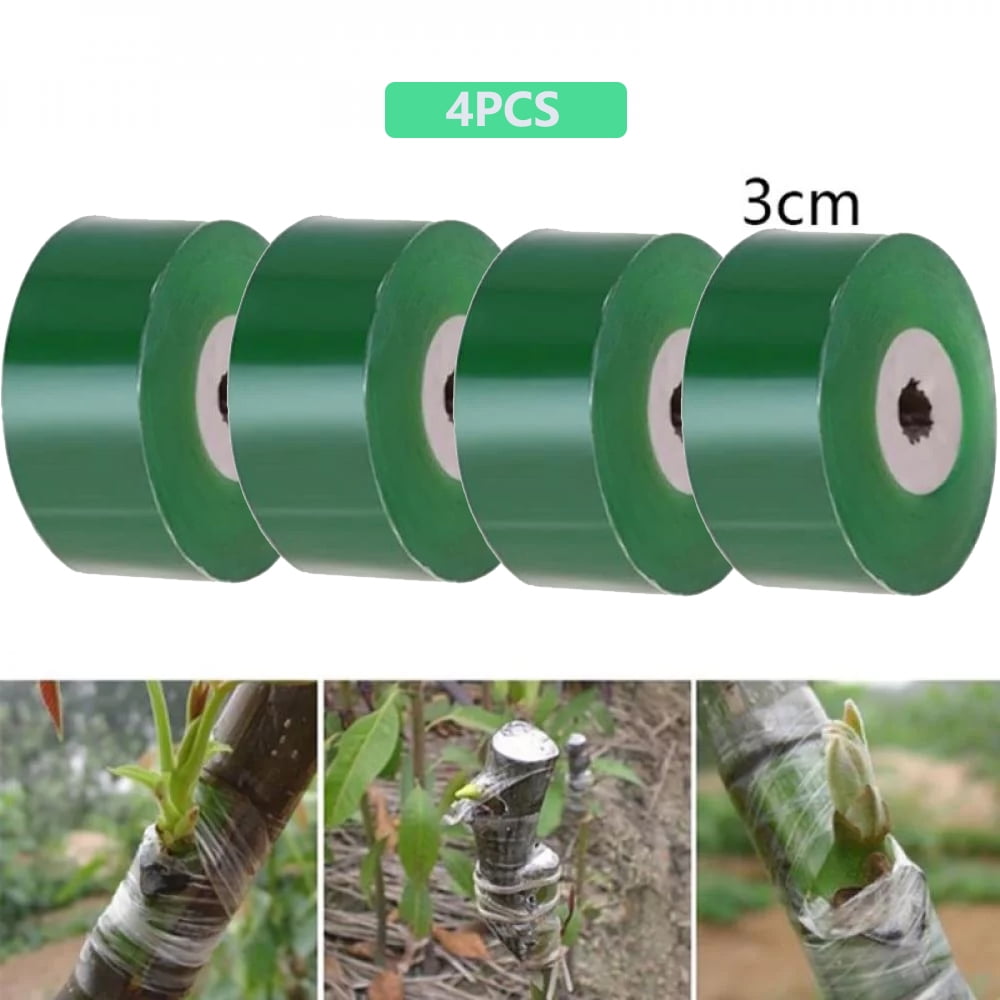 Grafting Tape 4 PCS, Stretchable Garden Grafting Tape Plants Repair
