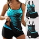 thumbnail image 1 of ICHUANYI ClearanceWomen's Fashion Bikini Set Swimsuit Two Piece Filled Swimwear Has A Chest Pad No Steel Support Beachwear ICHUANYI WER202308030102, 1 of 9
