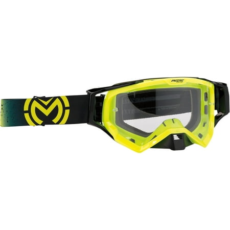 Moose Racing XCR Galaxy MX Offroad Goggles Hi-Vis/Black w/Clear Lens