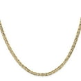 thumbnail image 3 of 14K Yellow Gold 3mm Concave Anchor Chain Female Adult Necklace Necklace Jewelry 18", 3 of 5