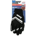 thumbnail image 2 of Franklin Sports Youth Football Receiver Gloves - Shoktak Youth Gloves - Kids Football Gloves - High Grip Football Gloves - Black - Youth Medium, 2 of 3