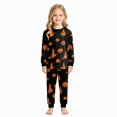thumbnail image 2 of Futezty Girls Boys Halloween Pajamas Pumpkin Print Pjs Kids Ghost Sleepwear Clothes Sets Cute Graphic Holiday Sleepwear 2T-9T, 2 of 7