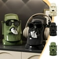 thumbnail image 2 of JLFNYA Tissue Box Cover, Kleenex Box Covers, Multi Function Headphone Stand and Sunglasses Holders, Tabletop Tissue Dispenser, Suitable for Bedrooms, Office, Car, Nightstand, Dining Table, 2 of 8