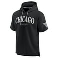 thumbnail image 2 of Men's Fanatics  Black Chicago Bulls Elements Ready Short Sleeve Pullover Hoodie, 2 of 3
