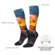 thumbnail image 4 of Fotbe Glowing Mushroom In Forest Calcetas Divertidas Estampadas para Hombre y Mujer, Calcetas de Algodón hasta la Rodilla para Caminar, Correr, Enfermería y Embarazo, 4 of 6