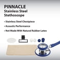 thumbnail image 2 of Pinnacle Series Stainless Steel Adult Stethoscope, Royal Blue, 2 of 11