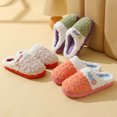 thumbnail image 4 of Nuevas zapatillas de algodón de invierno para mujer, zapatillas de algodón de felpa y terciopelo para el hogar, zapatillas de algodón cálidas para interiores con suela gruesa para parejas, zapatillas, 4 of 5