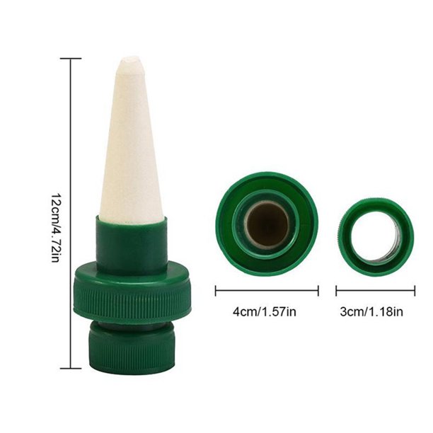 NUEVA planta de vacaciones Waterer Ceramic Self Watering Spikes Sistema automático de riego por goteo de flores para plantas de interior (4 piezas)