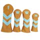thumbnail image 3 of Golf Driver Wood Head Wood Headcover Cubiertas para la cabeza del club universales para todas las marcas de controladores de - Amarillo 19 x 9 x 2 cm Baoblaze Cubierta de cabeza de golf, 3 of 8