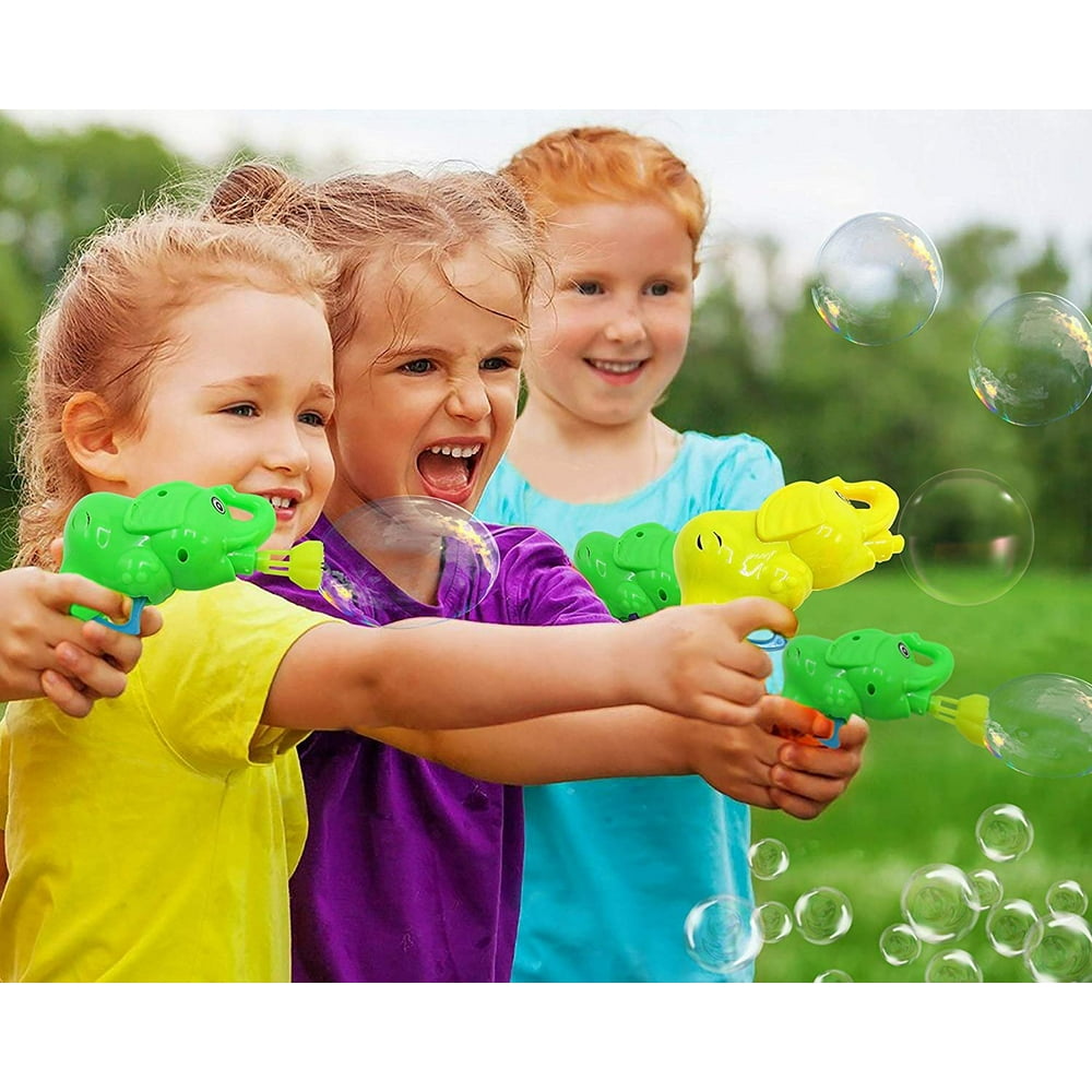 Bubble Blowers Pack of 2 Elephant Bubble Blowers with 2 Bubble