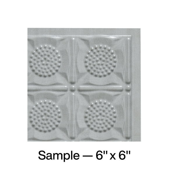 FASÄDE Traditional Style 6 Decorative Vinyl Backsplash Panel in Cashmere (6X6 Inch Sample)