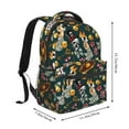 thumbnail image 2 of Haiem Vintage Casino Chips Printed School Backpack,Casual Travel Lightweight Backpack,Durable Comfortable Multifunctional Backpack,Laptop Backpack, 2 of 5