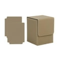 thumbnail image 5 of GARENDE Card Deck Box Collectible Game Holder Baseball Card Gathering Card Protectors PU Khaki, 5 of 9