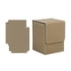 thumbnail image 5 of Caja de baraja de cartas coleccionables de cuero sintético, grande, portátil, para juegos de colección Caqui, 5 of 9