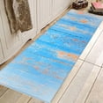 thumbnail image 4 of Alfombra de pasillo suave con estampado digital para decoración del hogar Textura de madera, 4 of 8