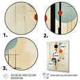 thumbnail image 3 of Designart "Harmonic Equilibrium Beige Suprematism I" Abstract Floater Framed Canvas Print, 3 of 7
