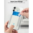 thumbnail image 6 of Miroddi Magnetic Phone Wallet, Works with Find My App, Magnetic Card Holder Wallets Compatible for iPhone 17/16/15/14/13/12 Series, Leather, RFID Blocking, 6 of 9