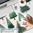 thumbnail image 2 of Long Mouse Pads for Desk,White Christmas Tree Pattern Desk Mats on Top Of Desks, Desk Mouse Pad Extra Large with 3mm Non-Slip Base and Stitched Edge for Gaming,Office,Work,Home 47.3x23.6in, 2 of 5