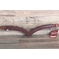 thumbnail image 2 of Cob V Shape Hilason English Padded Bridle Browband Blanks Empty Channel, 2 of 4