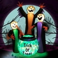 thumbnail image 3 of Costway 8FT Inflatable Halloween Witches Holding Cauldron Yard Decor w/ Colorful Lights, 3 of 10