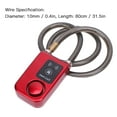 thumbnail image 4 of Keyless BT Motorcycle Lock, IP44 Water Resistant with Alarm APP Unlocking Vibration Alarm, Anti Tamper Motorcycle Lock for Anti Theft, 4 of 7