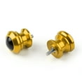 thumbnail image 3 of Pair 6mm Swingarm Sliders Spools For Yamaha MT01 MT09 YZF-R3 R1 MAX 530 Gold, 3 of 4