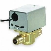 Honeywell Home Motorized Zone Valve,NO,Brass,3/4inSweat V8043B1027
