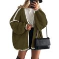 thumbnail image 1 of Suéter PRETTYGARDEN Estilo2 Verde Militar Oversized XL, 1 of 6