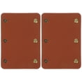 thumbnail image 2 of Shisuyan Suitcase Handle Wrap Brown Pu Leather 2Pack 5.1X3.5X0.08In, 2 of 8