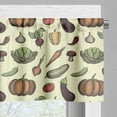 thumbnail image 3 of Ambesonne Vegetable Art Window Valance, Vegan Mushrooms, 54" X 18", Multicolor, 3 of 5
