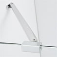 thumbnail image 4 of Vinnova 318139-HD-PC 39 x 55 in. Canteras Hinged Frameless Tub Door, Polished Chrome, 4 of 7