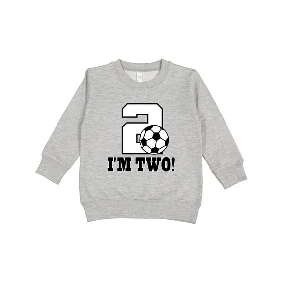 Inktastic 2nd Birthday Soccer Toddler Sweatshirt