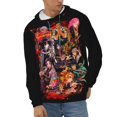 thumbnail image 2 of Demon Slayer Mens Active Sweatshirts Cozy Hoodie 3d Graphic Sweater Casual Winter Clothes Tops Coat Small, 2 of 7