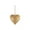 B, variant on PRETXORVE Home Decor, Room Decor, Metal Heart-Shaped Decoration with Hanging Rope, Antique Copper Metal