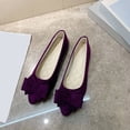 thumbnail image 4 of Women's Casual Slip On Ballet Comfortable Low Heel Dress Shoes for Everyday Wear with Versatile Outfit Pairing, 38, 4 of 6