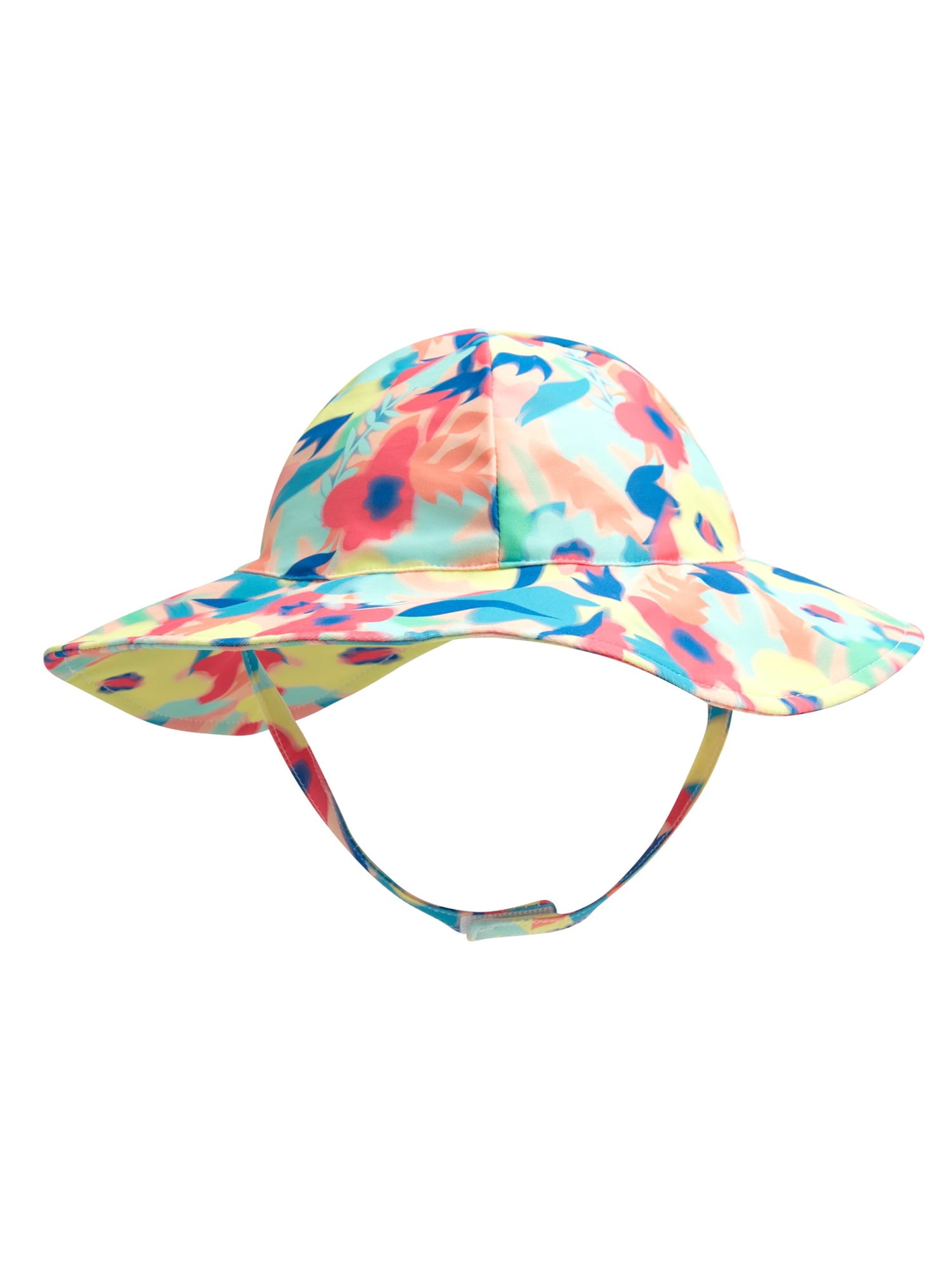Jessica Simpson Toddler Girls' Rashguard Swimsuit with Hat, Sizes 12M-24M